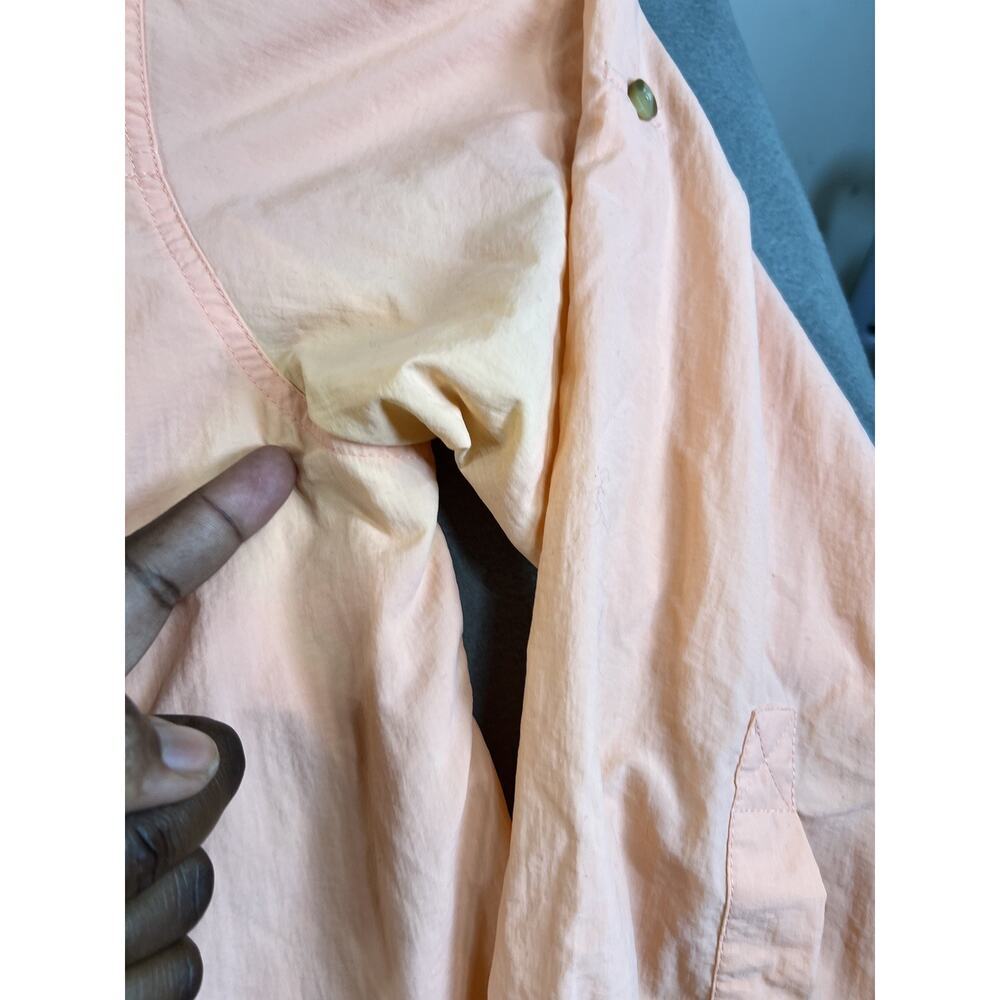 Bimini Bay Fishing Shirt Mens XL Peach Long Sleeve Vented Performance Pockets - Picture 4 of 15